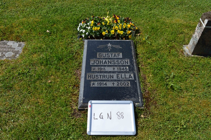 Grave number: LG N    88