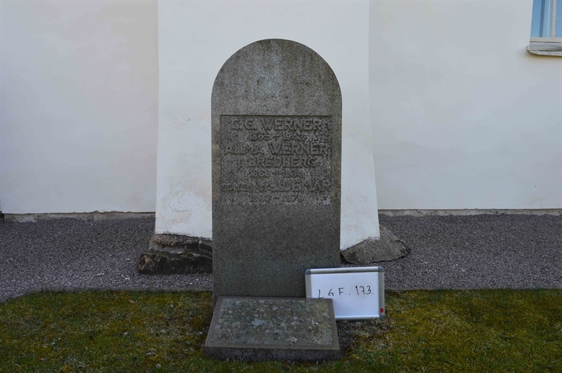 Grave number: LG F   173