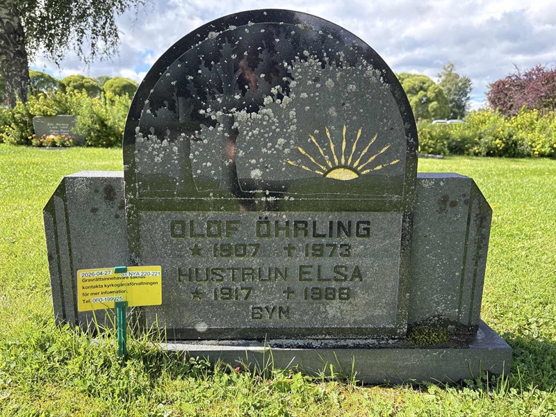 Grave number: SÄ NYA   220-221