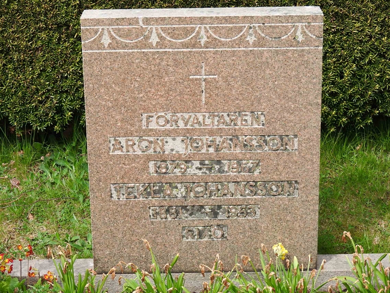 Gravnummer: BK H   164-165