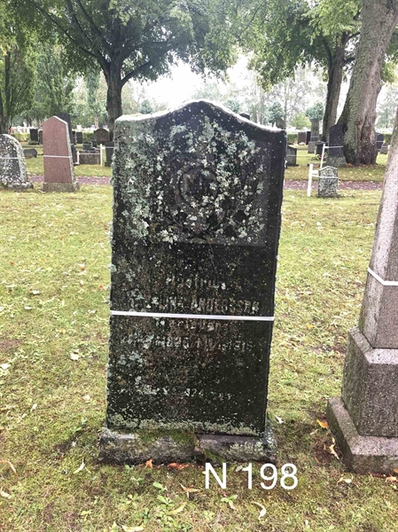Grave number: AK N   198