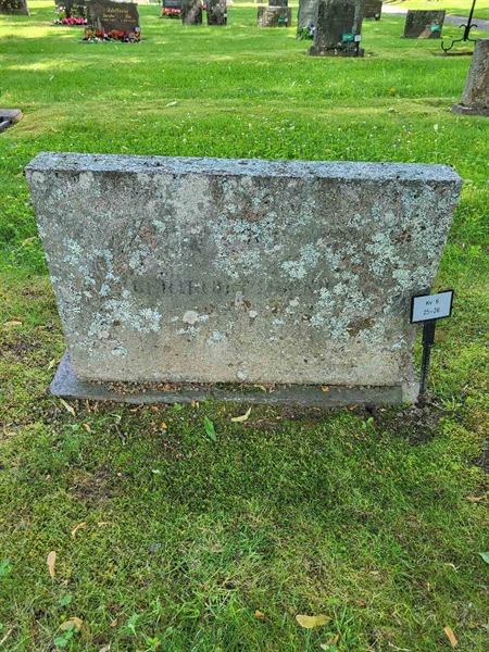 Grave number: Jä 06    25-26