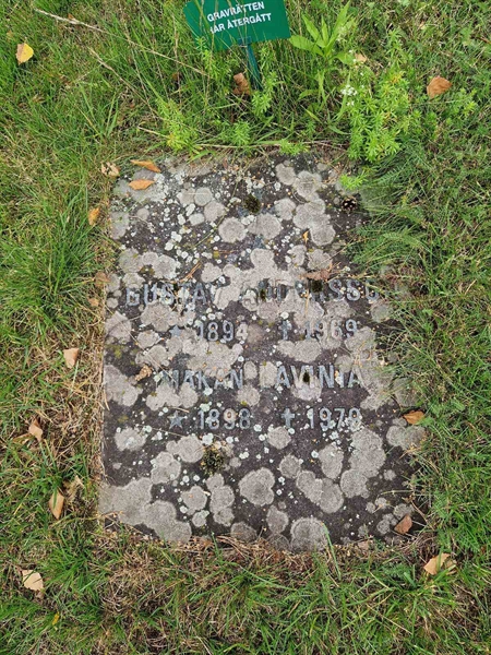 Grave number: 1 NH   274