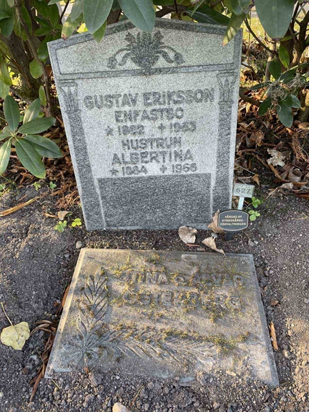 Gravnummer: GK A 3   627