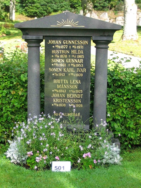 Grave number: FK 05    501