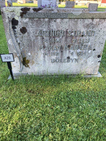 Grave number: 1 NA    29