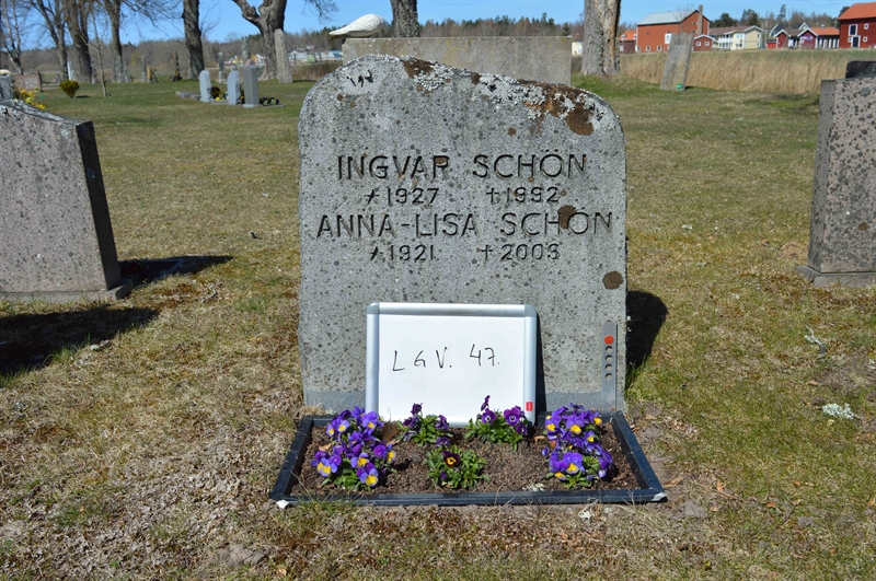 Grave number: LG V    47