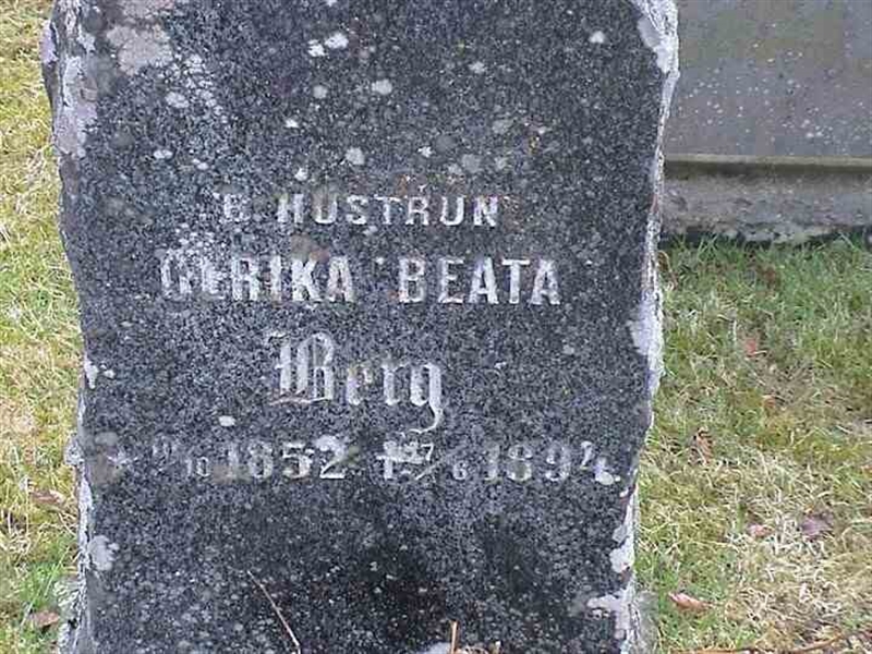 Grave number: 1 GF 04 190