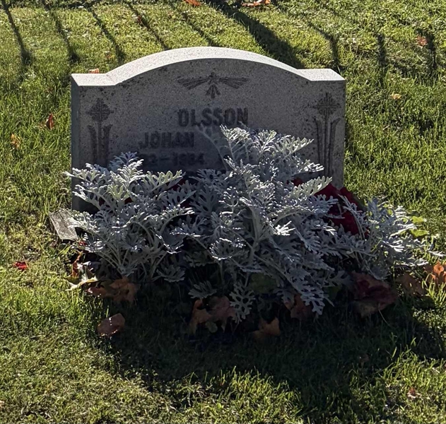 Grave number: H 1    76