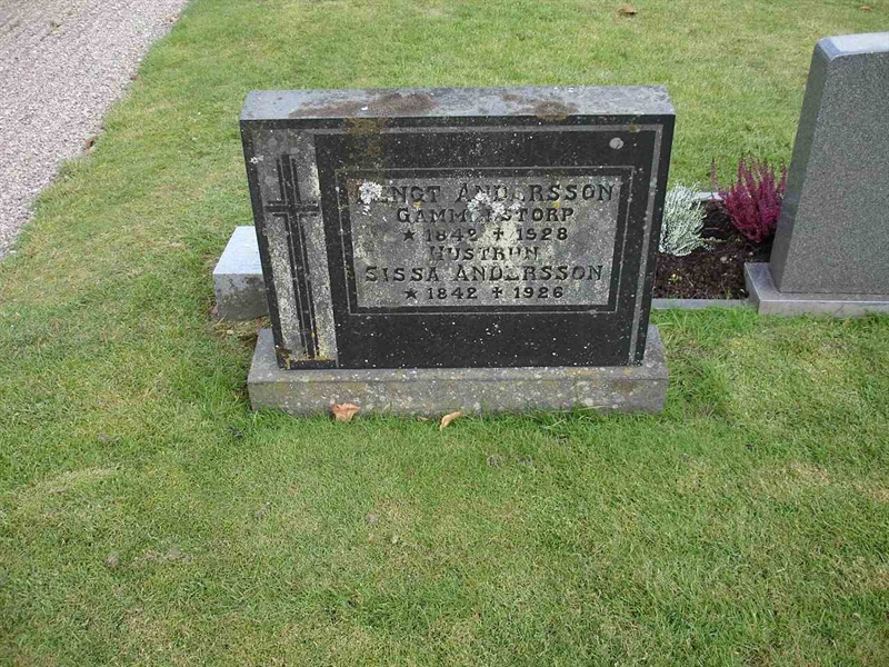 Grave number: FG H     1, 2
