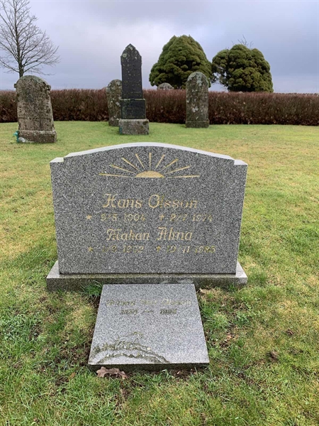 Grave number: V OIII 174, 175