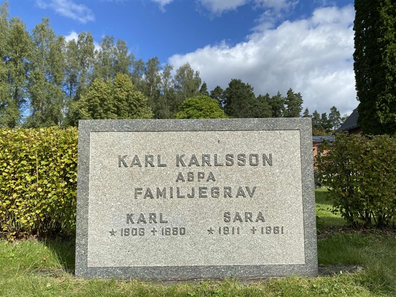 Grave number: 1 17 57, 58