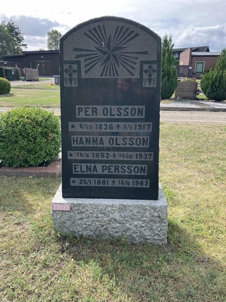 Grave number: NÅ 23    72, 73, 74