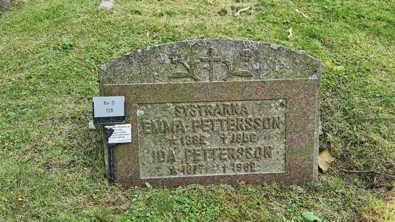 Grave number: M S  128