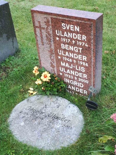 Gravnummer: NK F B   827