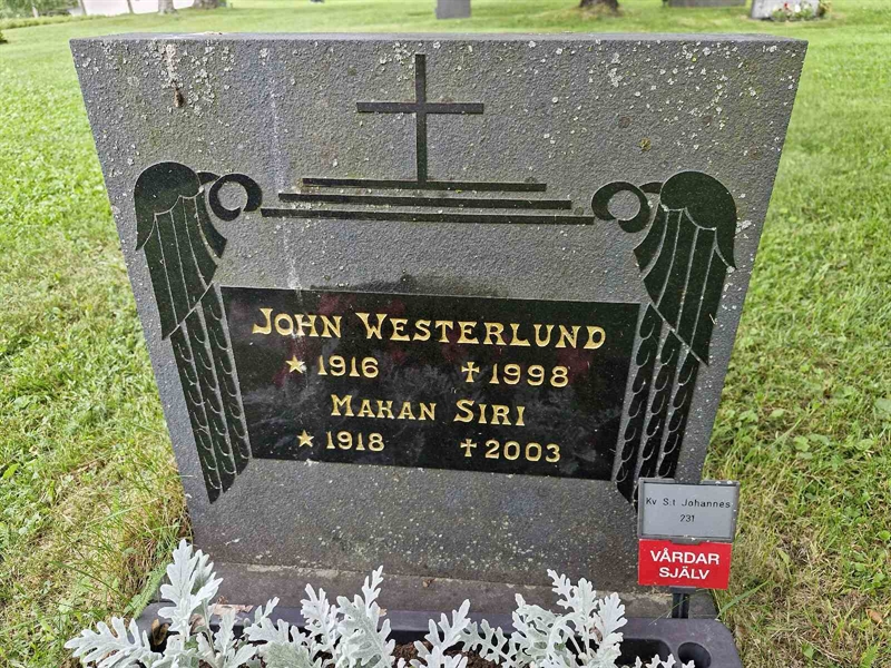 Grave number: GR JO   231