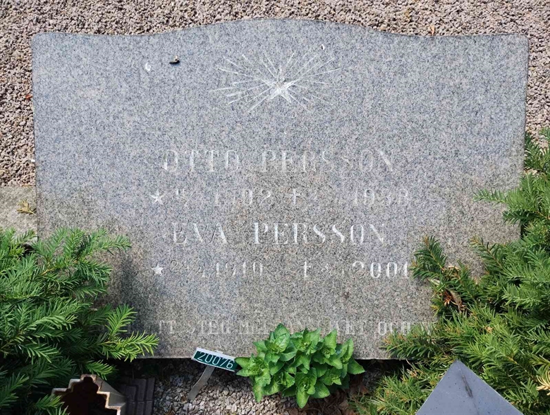 Grave number: Ö 20i   113, 114