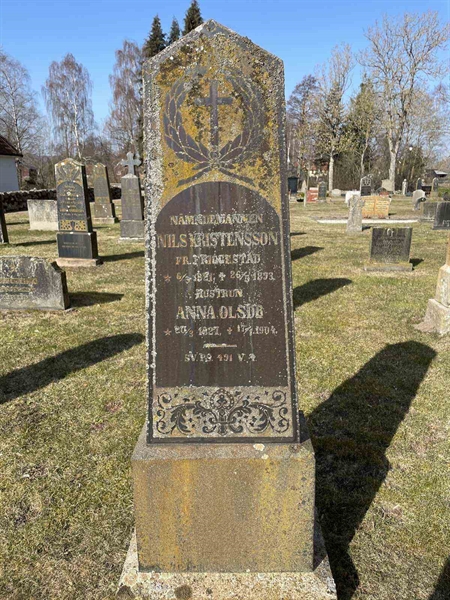 Grave number: VV D    73