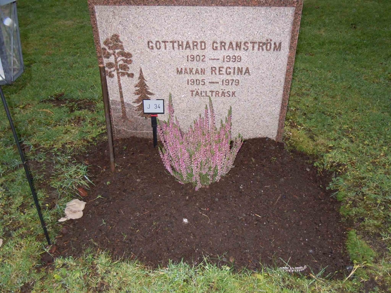 Grave number: 1 NJ    34