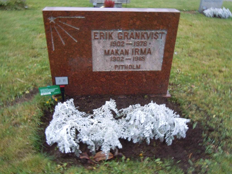 Grave number: 1 NJ    11
