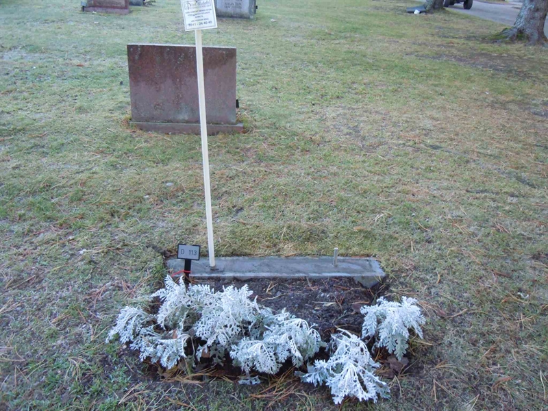 Grave number: 1 ND   113