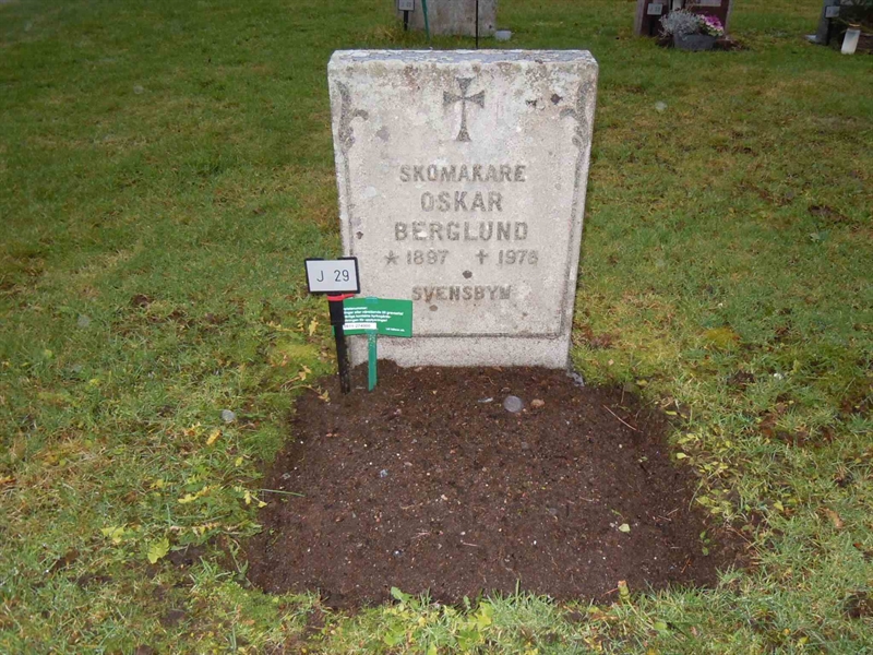 Grave number: 1 NJ    29