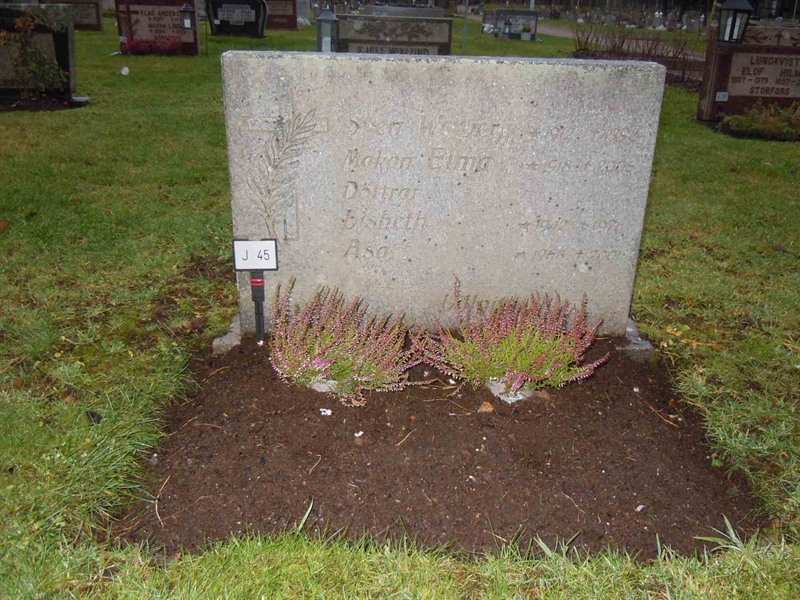 Grave number: 1 NJ    45