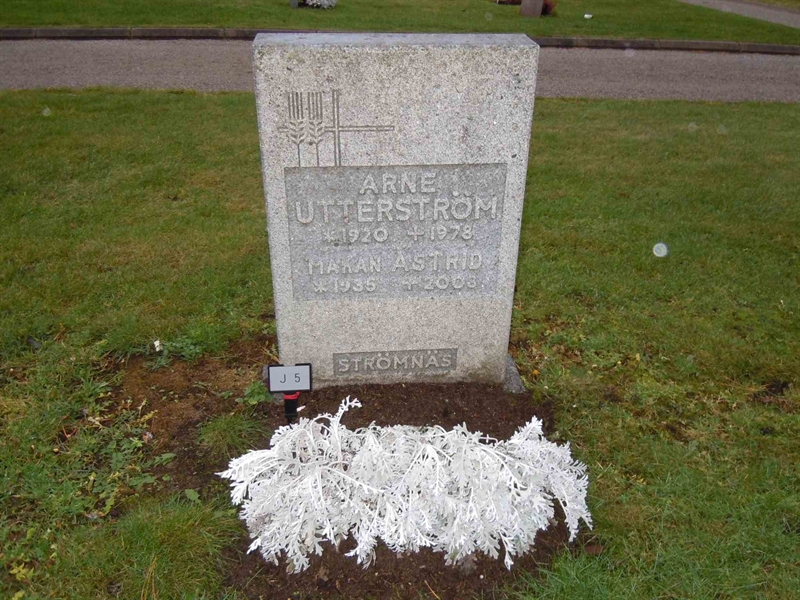 Grave number: 1 NJ     5