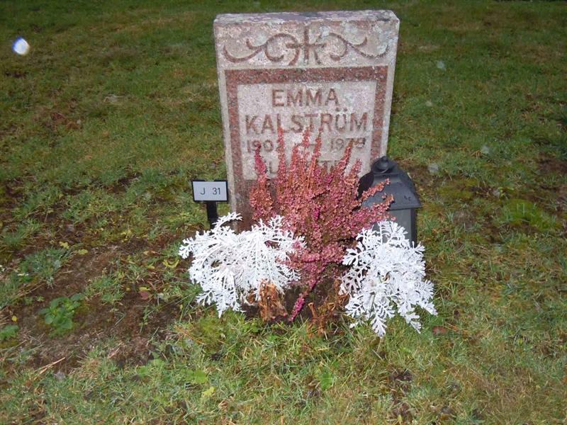 Grave number: 1 NJ    31