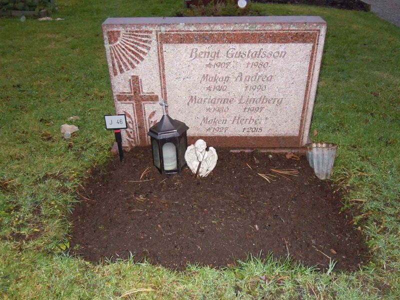 Grave number: 1 NJ    46