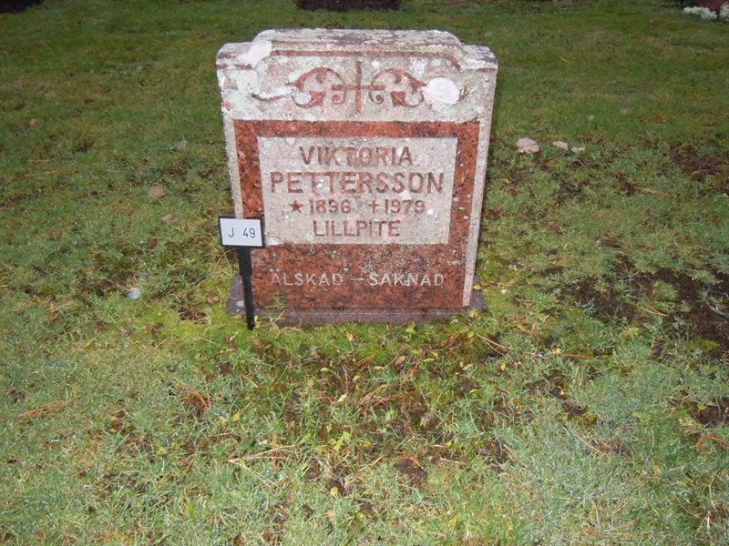 Grave number: 1 NJ    49