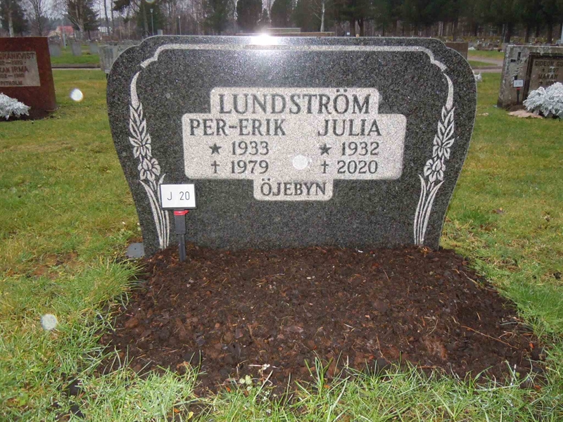 Grave number: 1 NJ    20