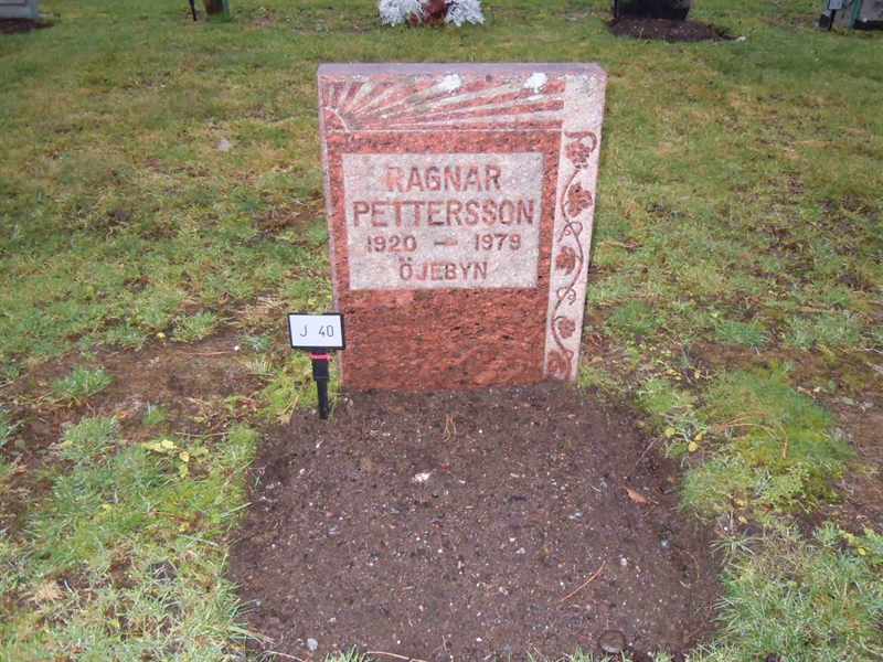 Grave number: 1 NJ    40
