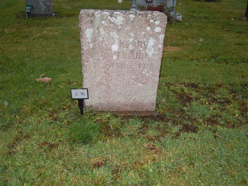 Grave number: 1 NJ    16