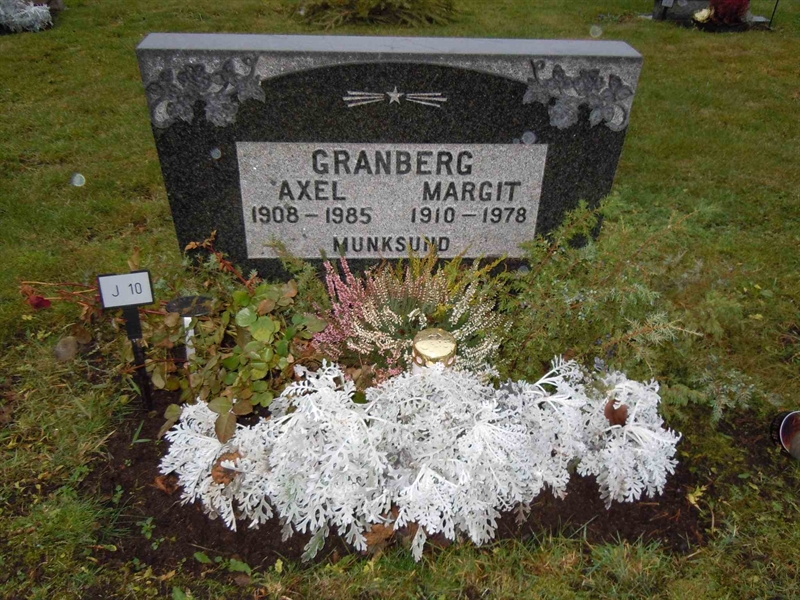 Grave number: 1 NJ    10