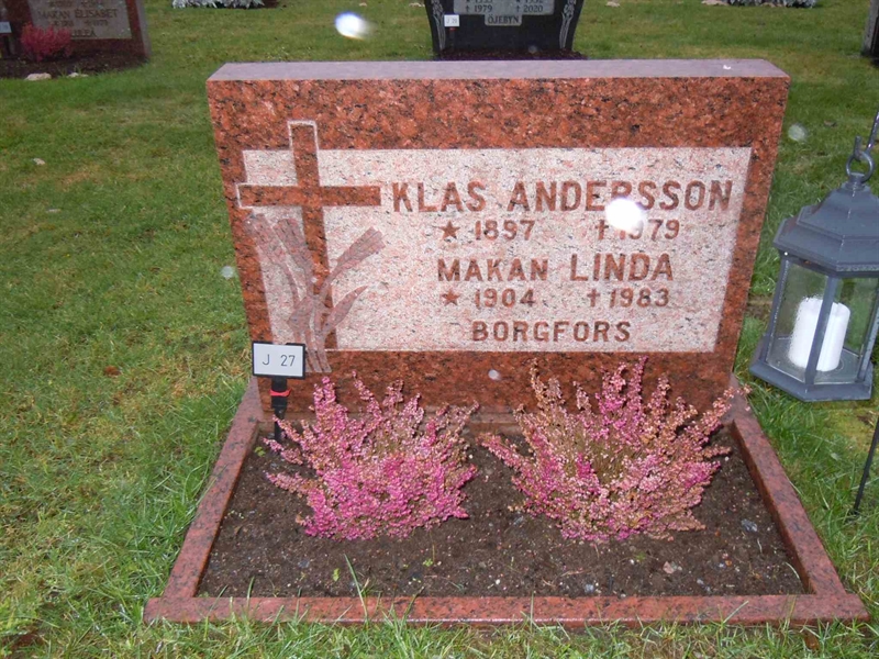 Grave number: 1 NJ    27