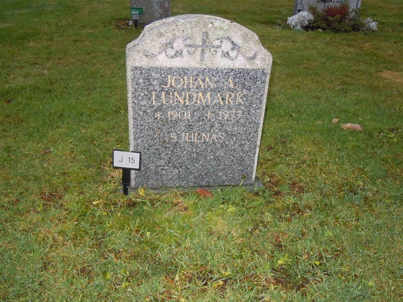 Grave number: 1 NJ    15
