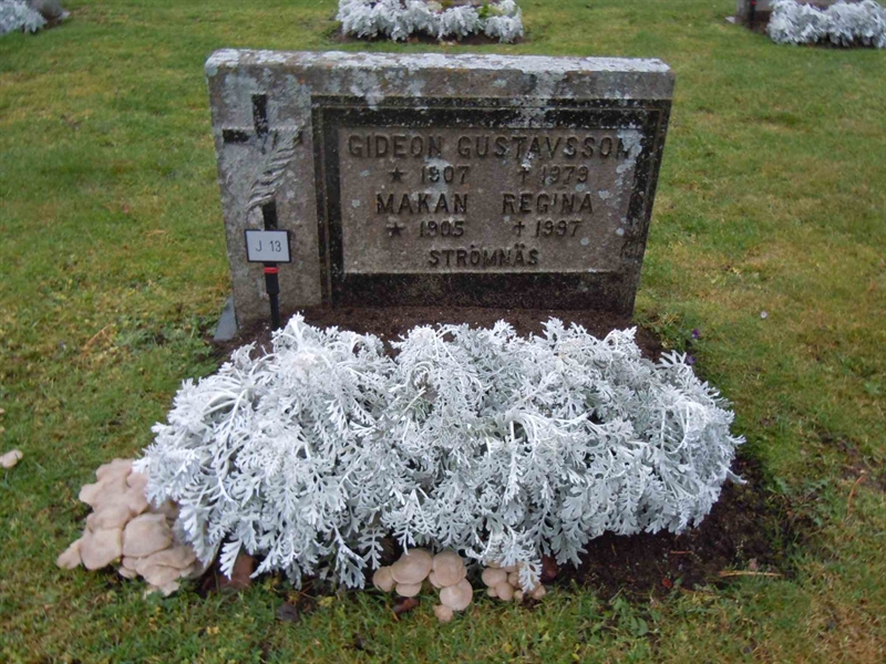 Grave number: 1 NJ    13