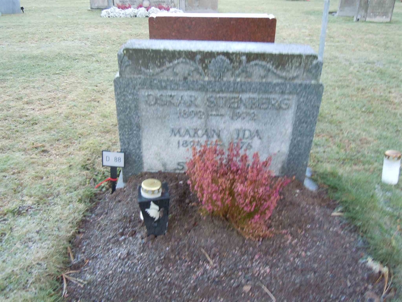 Grave number: 1 ND    88