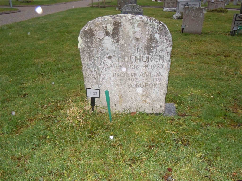 Grave number: 1 NJ    22