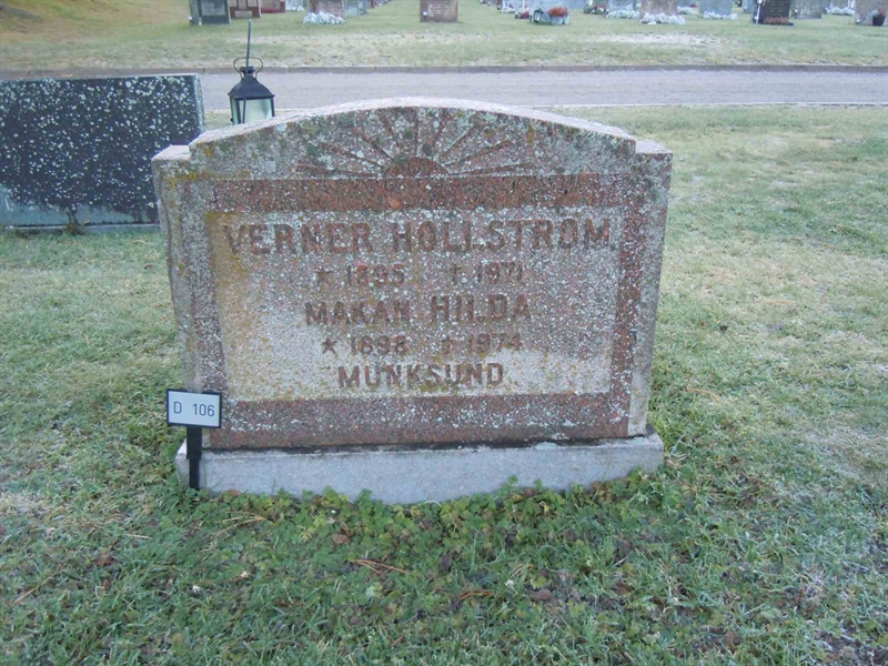 Grave number: 1 ND   106