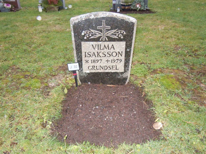 Grave number: 1 NJ    32