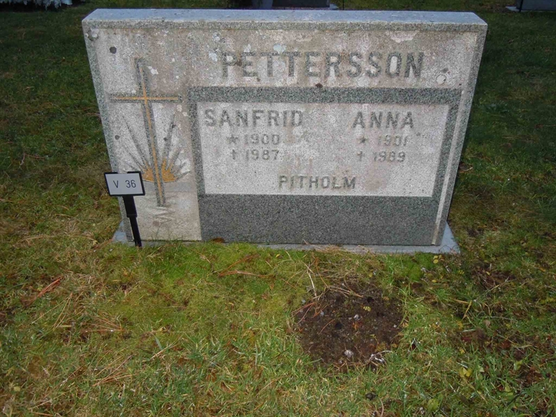 Grave number: 1 NV    36