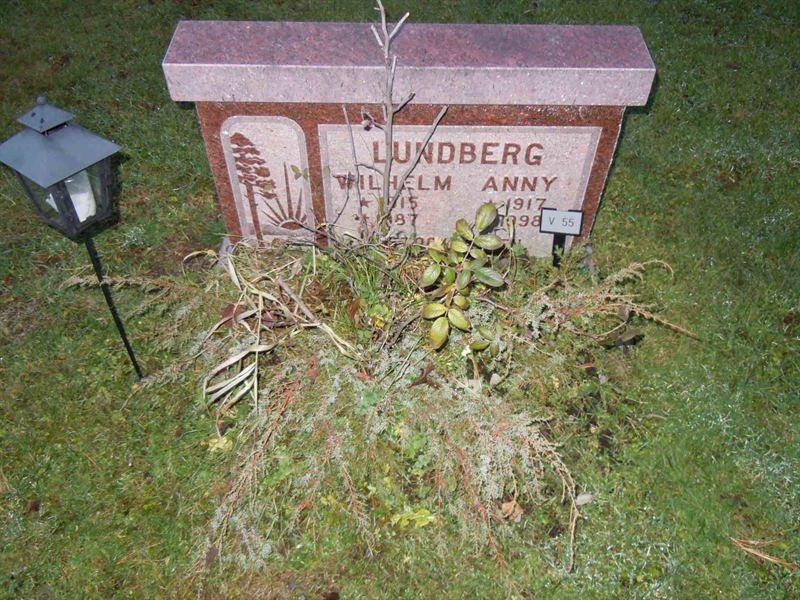 Grave number: 1 NV    55