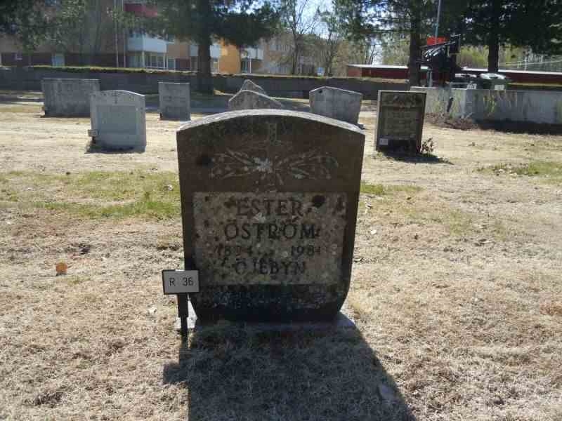 Grave number: 1 NR    36