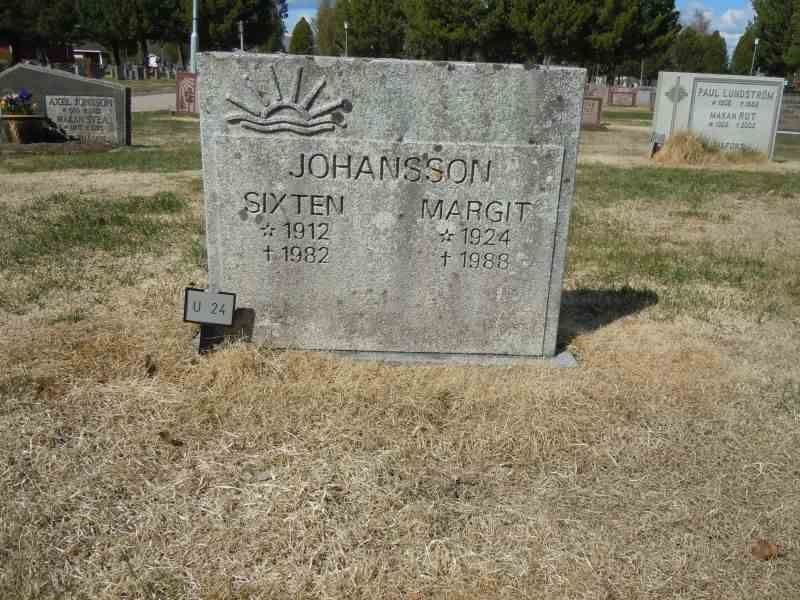 Grave number: 1 NU    24