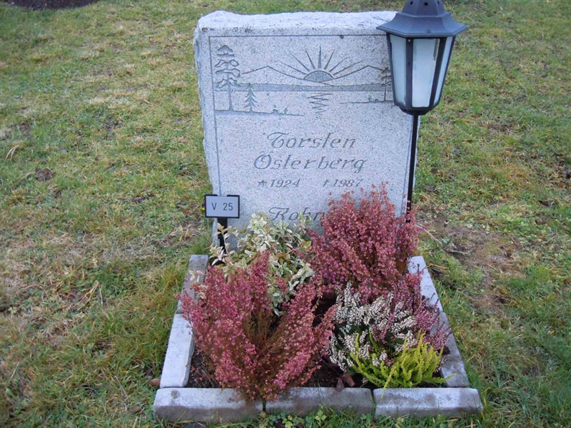 Grave number: 1 NV    25