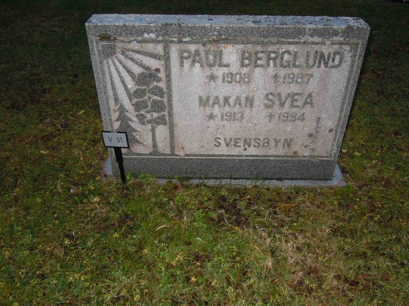 Grave number: 1 NV    51