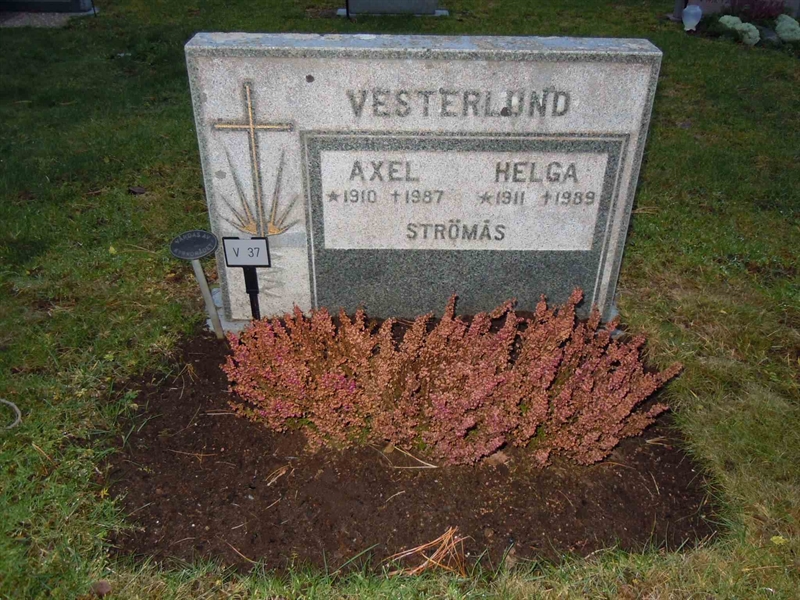 Grave number: 1 NV    37