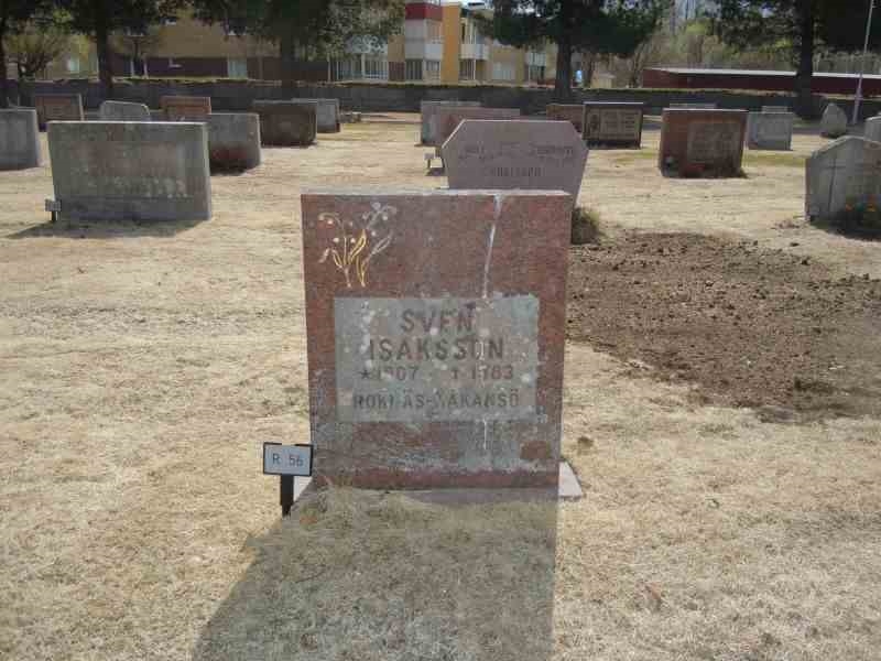 Grave number: 1 NR    56